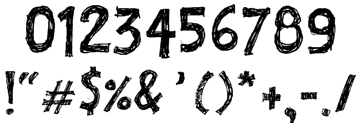 BUTECO Font OTHER CHARS