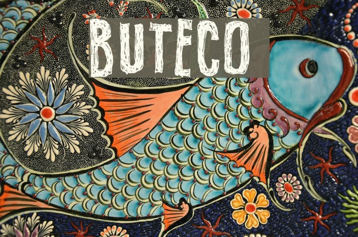 BUTECO Font examples