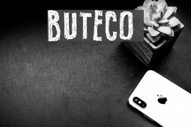 BUTECO フォント examples