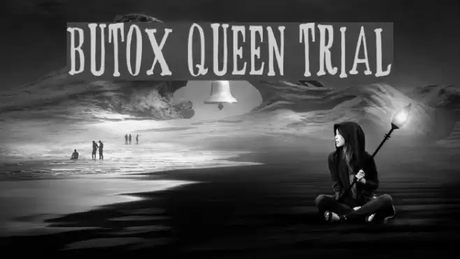 BUTOX QUEEN trial Schriftart examples