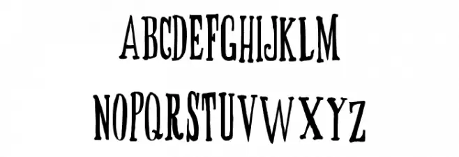BUTOX QUEEN trial Schriftart Kleinbuchstaben