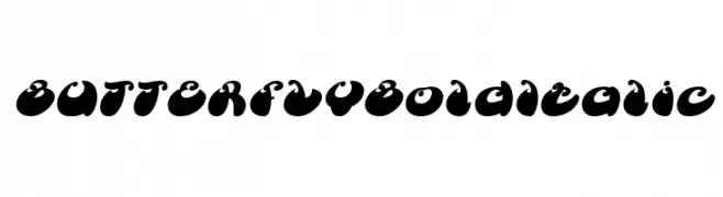 BUTTERFLY Bold Italic  les polices de caractères gratuit tlcharger