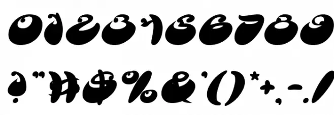 BUTTERFLY Bold Italic Font OTHER CHARS