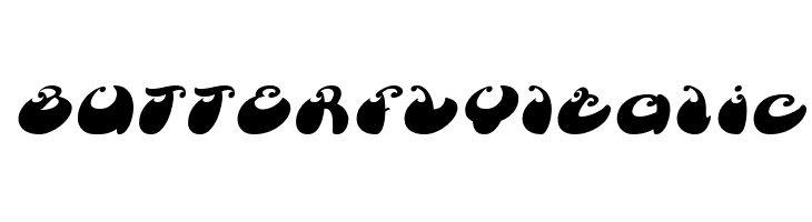 BUTTERFLY Italic  les polices de caractères gratuit tlcharger