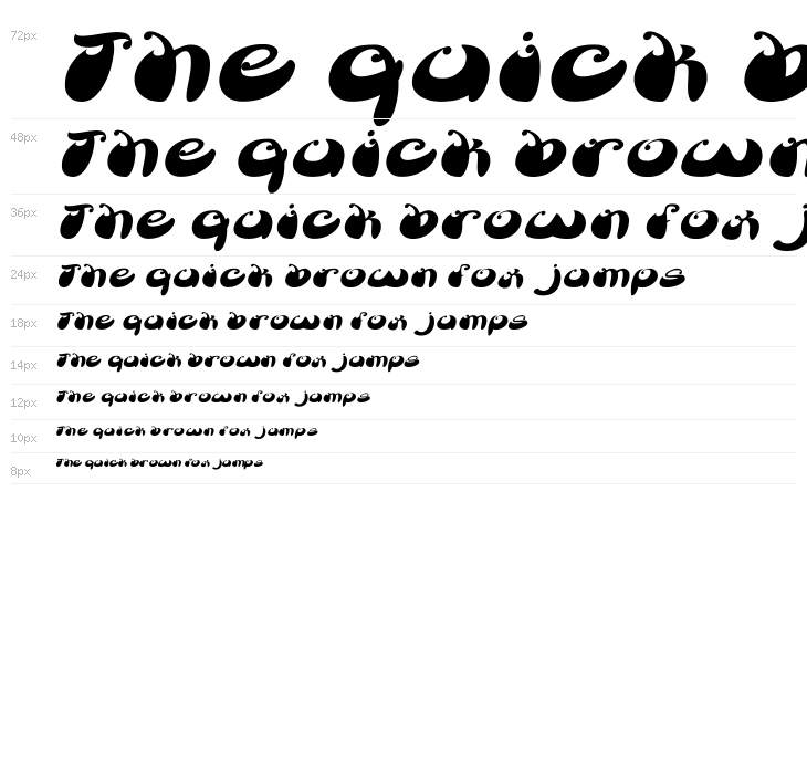 BUTTERFLY Italic Waterfall