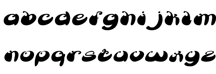 BUTTERFLY Italic Font LOWERCASE