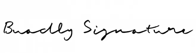 Buadly Signature  免费字体下载