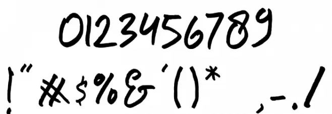 Buadly Signature Font OTHER CHARS