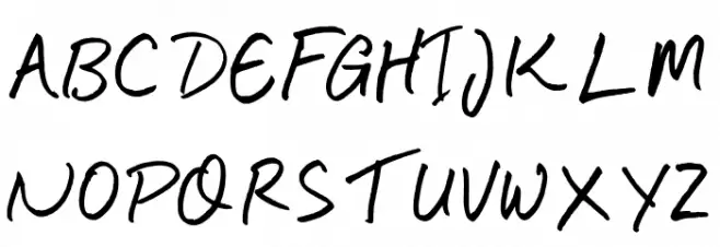 Buadly Signature Schriftart Groß