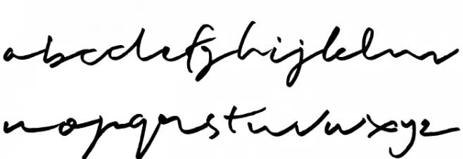 Buadly Signature Fuentes MINÚSCULAS