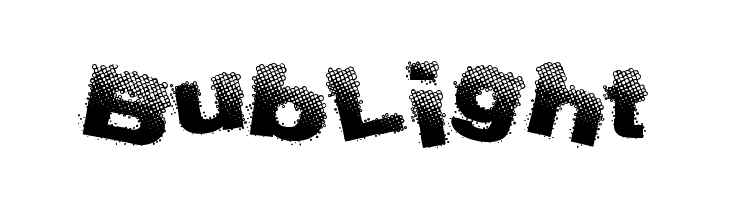 BubLight Font