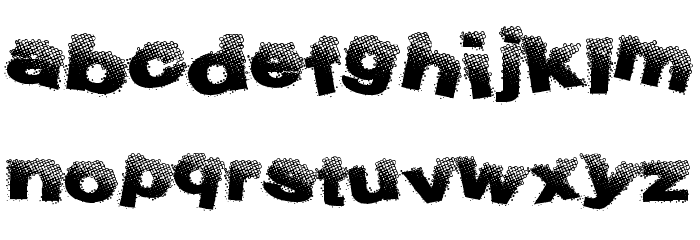 BubLight Font LOWERCASE