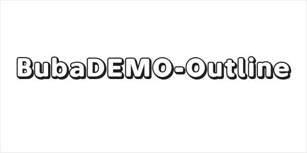 BubaDEMO-Outline Logo