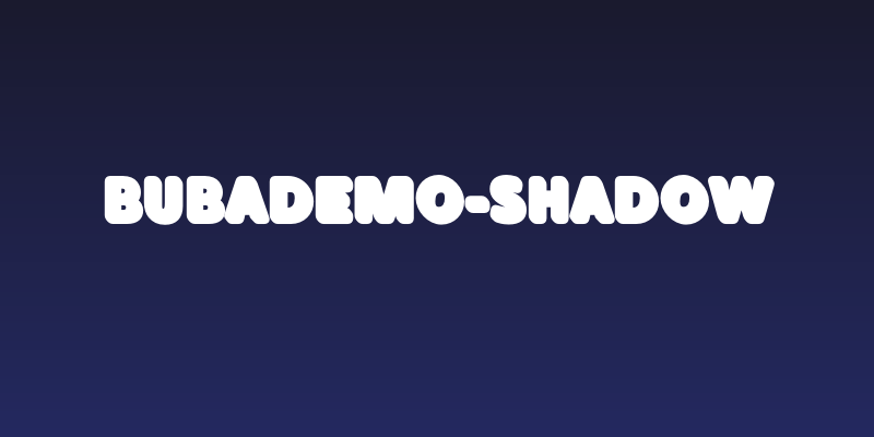BubaDEMO-Shadow Social Header