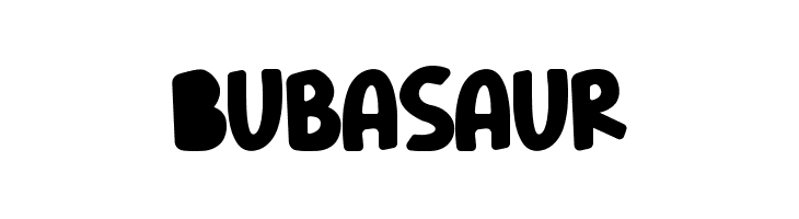 Bubasaur  नि: शुल्क फ़ॉन्ट्स डाउनलोड