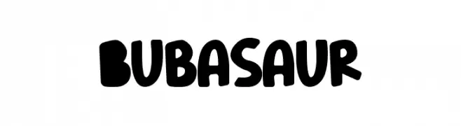 Bubasaur  フリーフォントのダウンロード