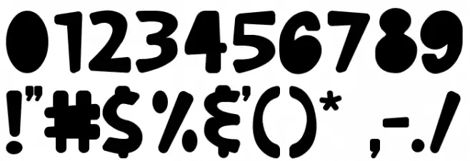 Bubasaur Font OTHER CHARS