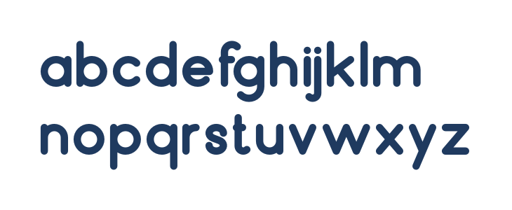 Bubbble Gum Black Lowercase