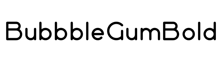Bubbble Gum Bold  免费字体下载