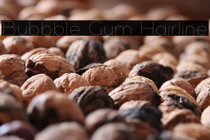 Bubbble Gum Hairline Example 1