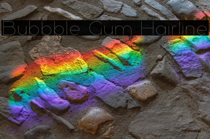 Bubbble Gum Hairline Example 2