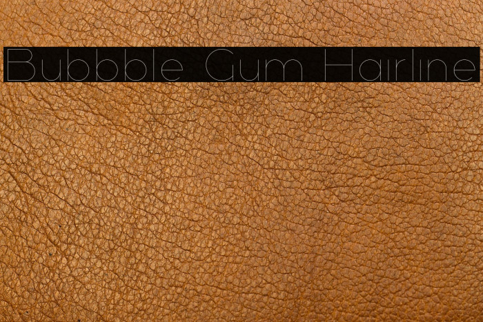 Bubbble Gum Hairline Example 3