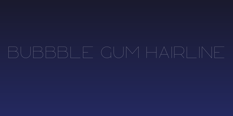 Bubbble Gum Hairline Social Header