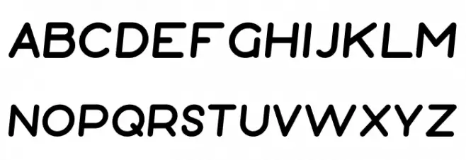Bubbble Gum Italic Black Caratteri MAIUSCOLE