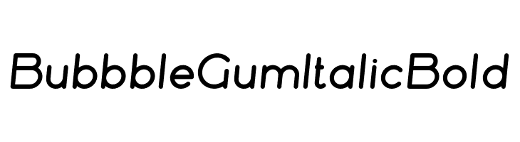 Bubbble Gum Italic Bold  नि: शुल्क फ़ॉन्ट्स डाउनलोड