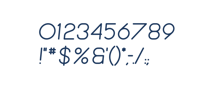 Bubbble Gum Italic Other Characters