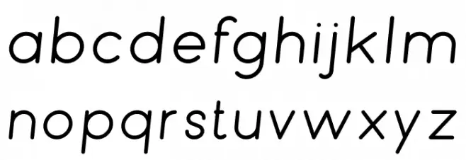 Bubbble Gum Italic Caratteri MINUSCOLO
