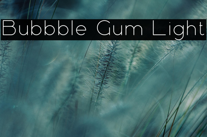 Bubbble Gum Light Example 3