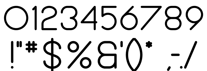 Bubbble Gum Font OTHER CHARS