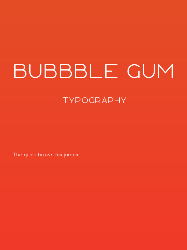 Bubbble Gum Poster