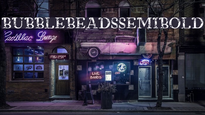 Bubble Beads SemiBold Example 2