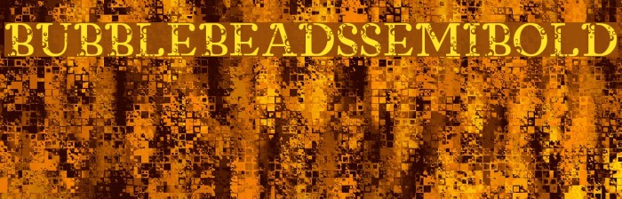 Bubble Beads SemiBold Example 3