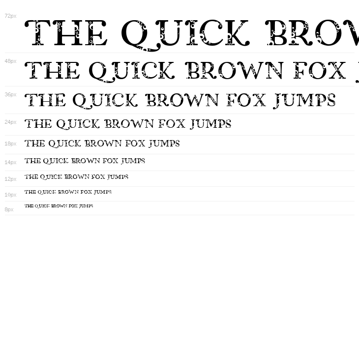 Bubble Beads SemiBold Waterfall