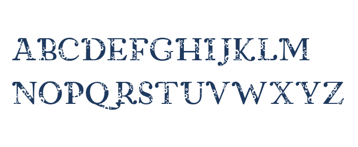 Bubble Beads SemiBold Lowercase