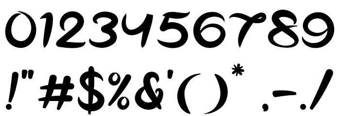 Bubble Bee Font OTHER CHARS