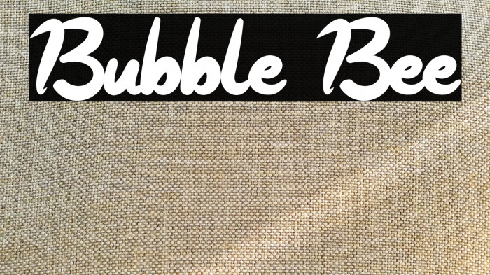 Bubble Bee Example 2