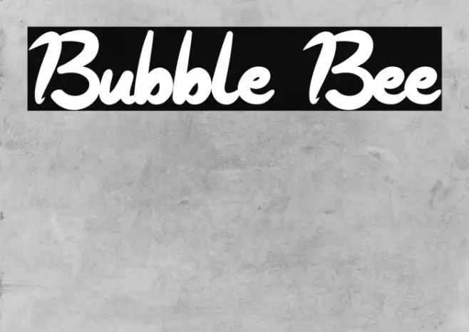 Bubble Bee Example 3