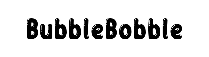 Bubble Bobble Font - FFonts.net