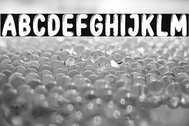 Bubble Bobble Font examples