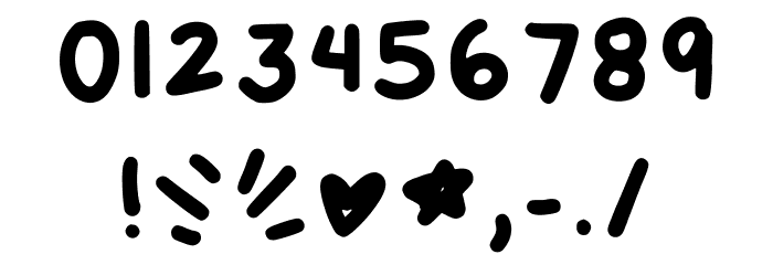 Bubble Boop Regular Font OTHER CHARS