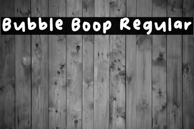 Bubble Boop Regular Example 2