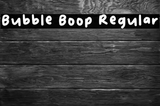 Bubble Boop Regular Example 3