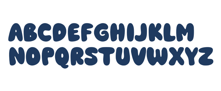 Bubble Bright Regular Uppercase
