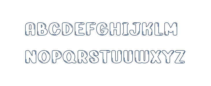 Bubble Bursh Lowercase