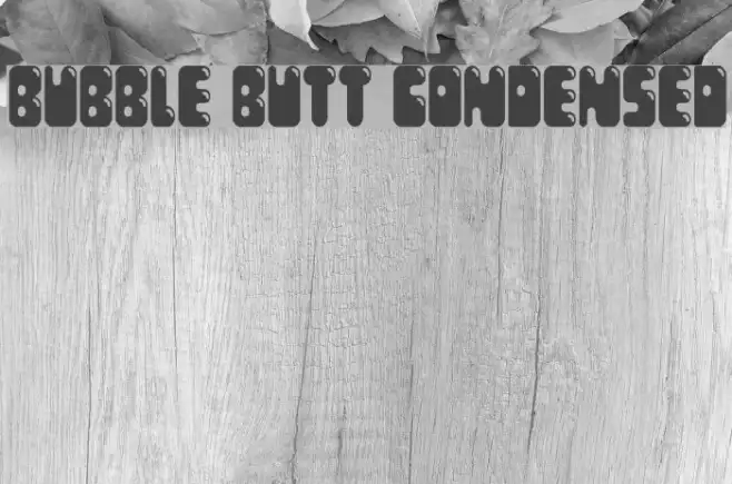 Bubble Butt Condensed Example 3