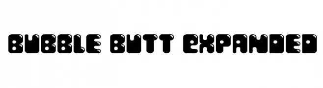 Bubble Butt Expanded  baixar fontes gratis